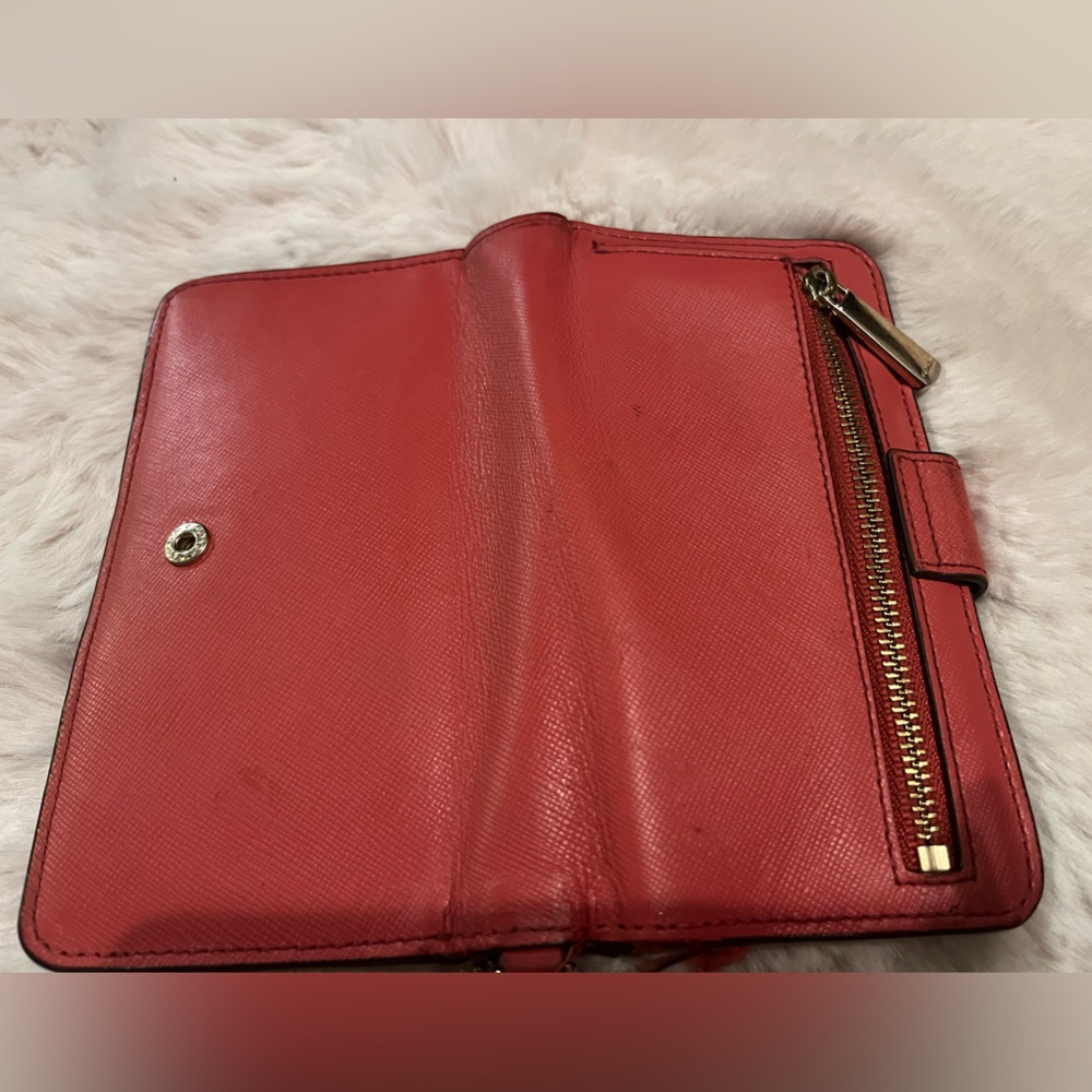Coach pink leather wristlet wallet well loved luxe quiet luxury classic style - Picture 4 of 11